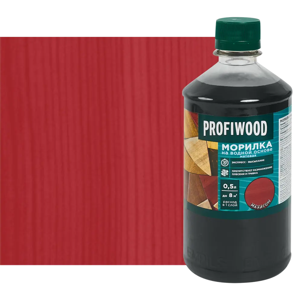Морилка Profiwood матовая махагон 0.5 кг STLM-2072298