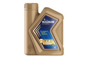 17941369 Моторное масло Magnum Ultratec 5W-40 SN-CF синт. кан. 1 л 40815432 Роснефть