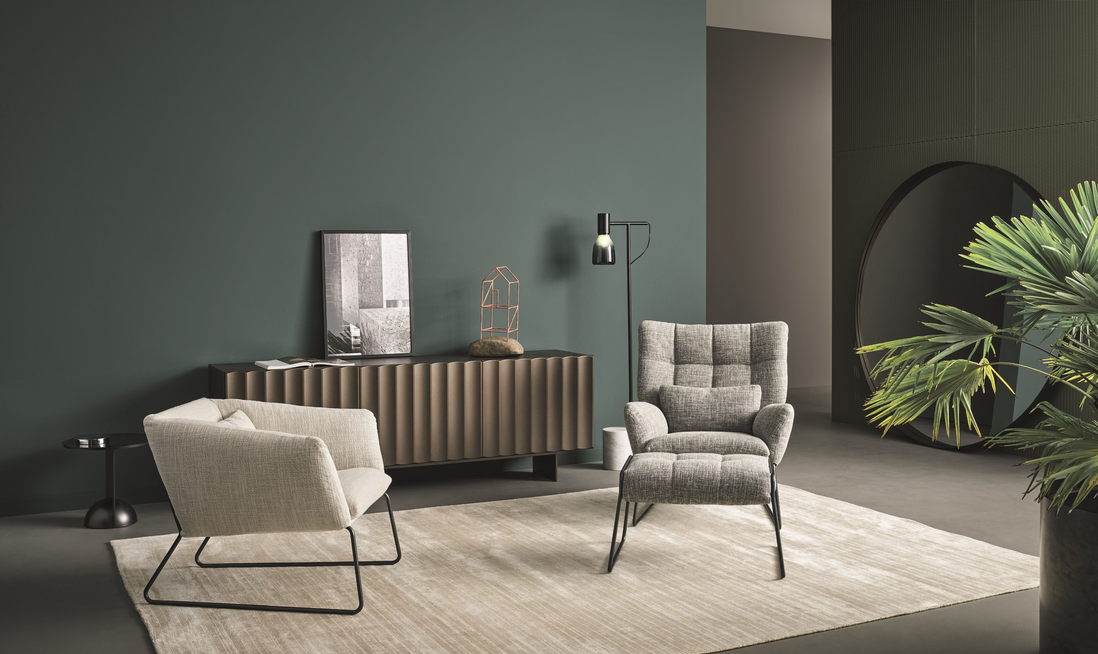 Тканевое кресло с подлокотниками BONALDO Nikos ARCH-00082170 - Вид №1