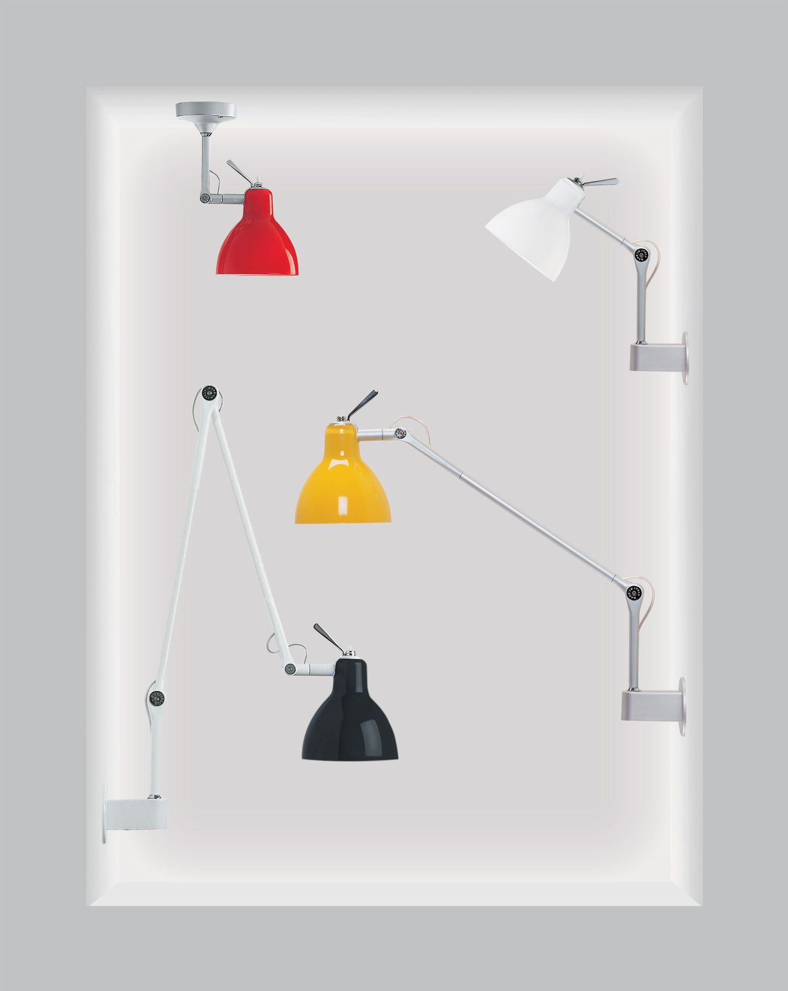 Потолочный светильник из цветного стекла с фиксированной рукояткой Rotaliana Luxy ARCH-00072619 - Вид №2