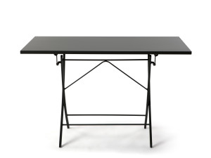 Металлический складной прямоугольный садовый стол