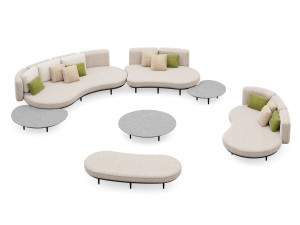 Гостиная ткань сад набор