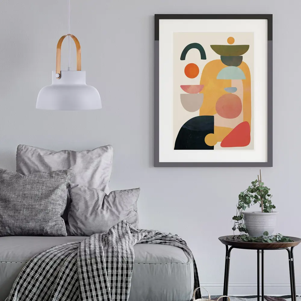 Подвесной светильник Lumin Arte PL05, 1 лампа, 4 м², цвет белый металлик STLM-2055630 - Вид №7