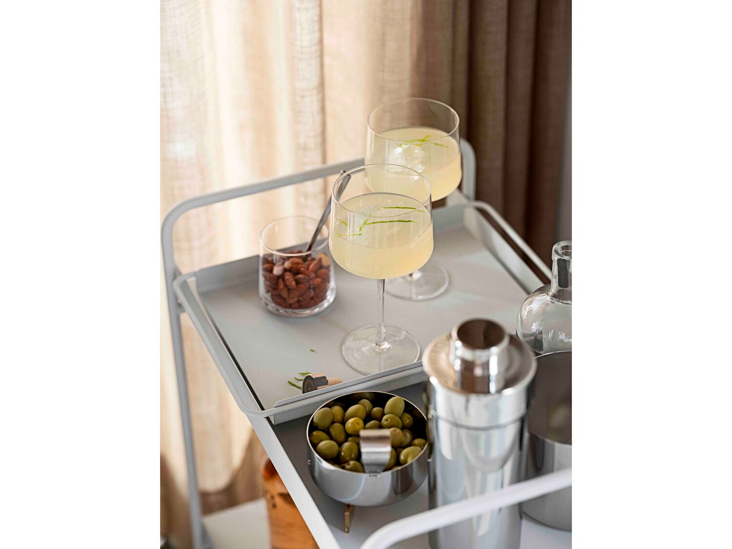 Стальная тележка для еды с порошковым покрытием ZONE DENMARK A-Collection ARCH-00135449 - Вид №1