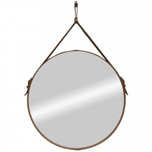 Зеркало декоративное «Миллениум браун» на ремне, круг, ø50 см КОНТИНЕНТ