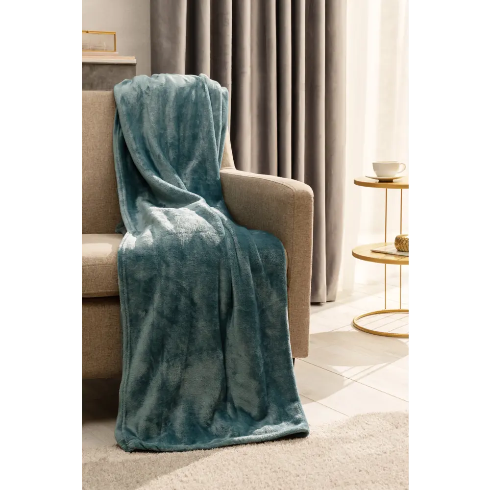 Плед Inspire Flamingo 200x220 см микрофибра цвет бирюзовый STLM-2089202 - Вид №3