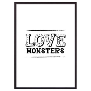93852962 Постер Love monsters 07-0652-50х70, 50х70 см STLM-0591163 ДОМ КОРЛЕОНЕ