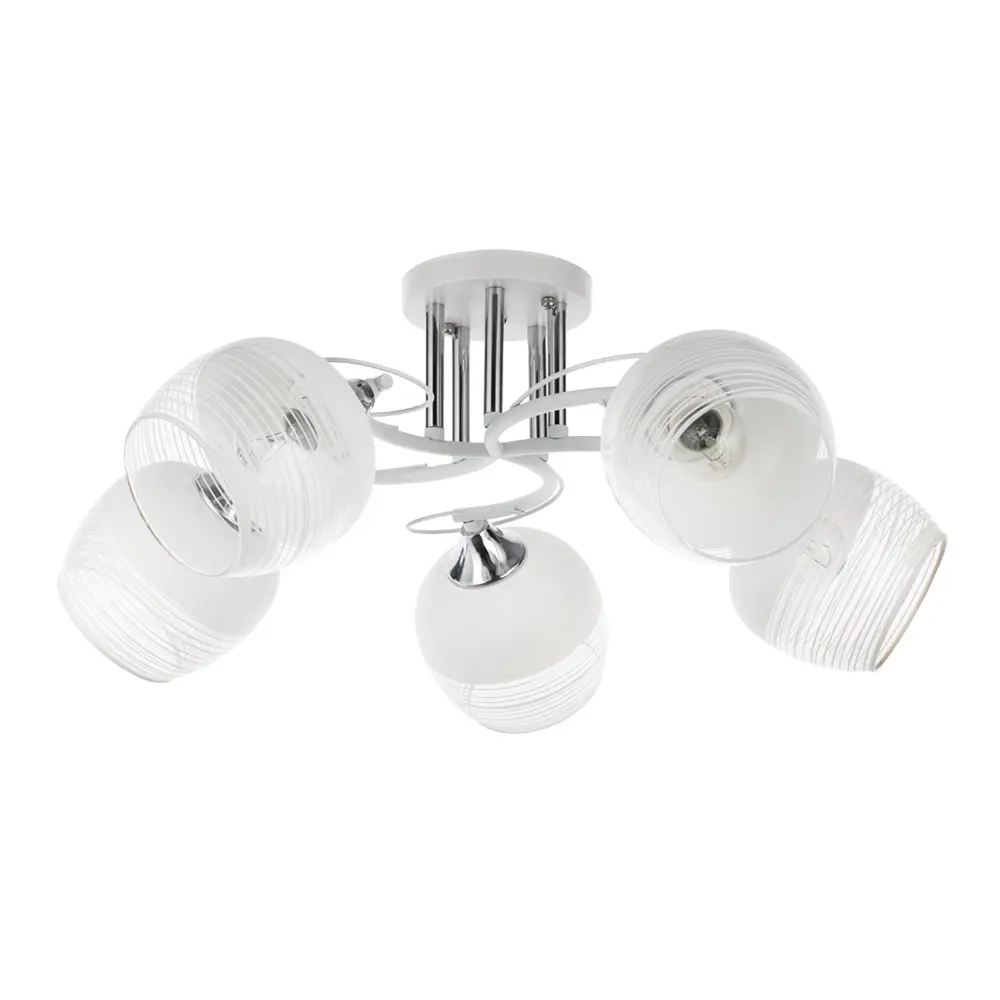 Люстра потолочная Arte Lamp Atria 5 ламп 15 м² цвет белый STLM-2021023