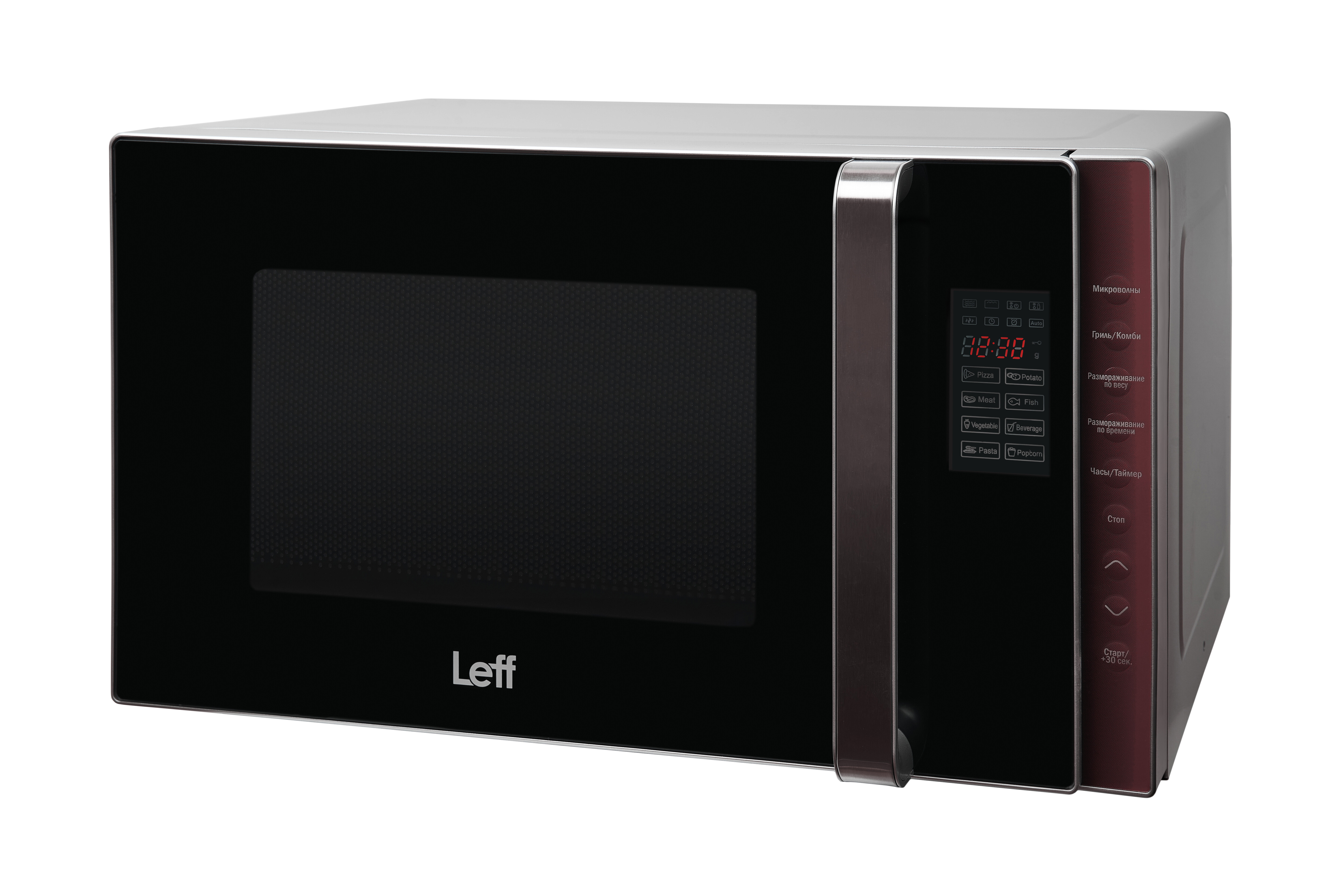 9153926 Микроволновая печь GRILL SILV 23MD803SG 800W LEFF черный STDN-0149173 - Вид №1