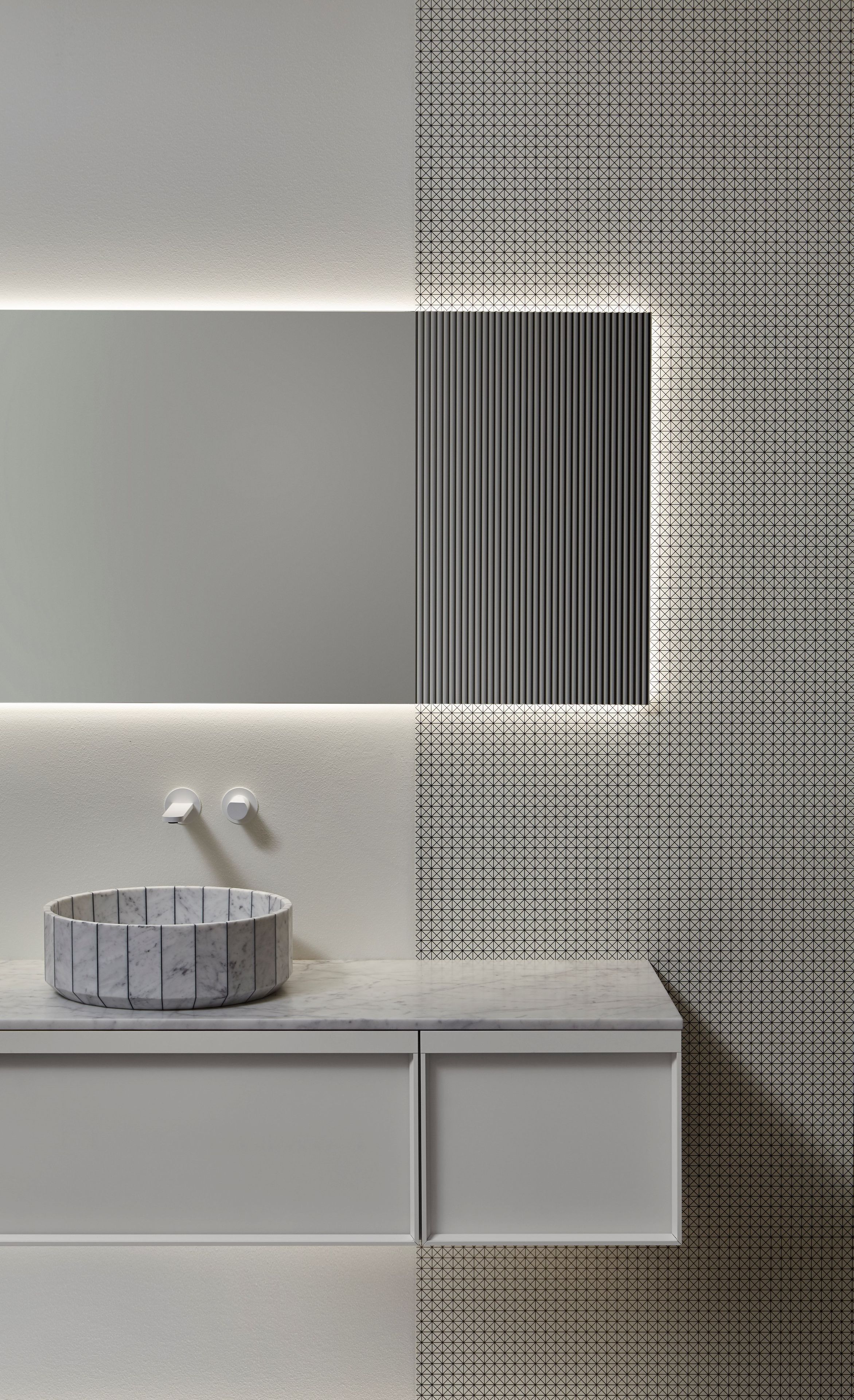 Зеркало со встроенным настенным освещением Antoniolupi DISTINTO ARCH-00123749 - Вид №3