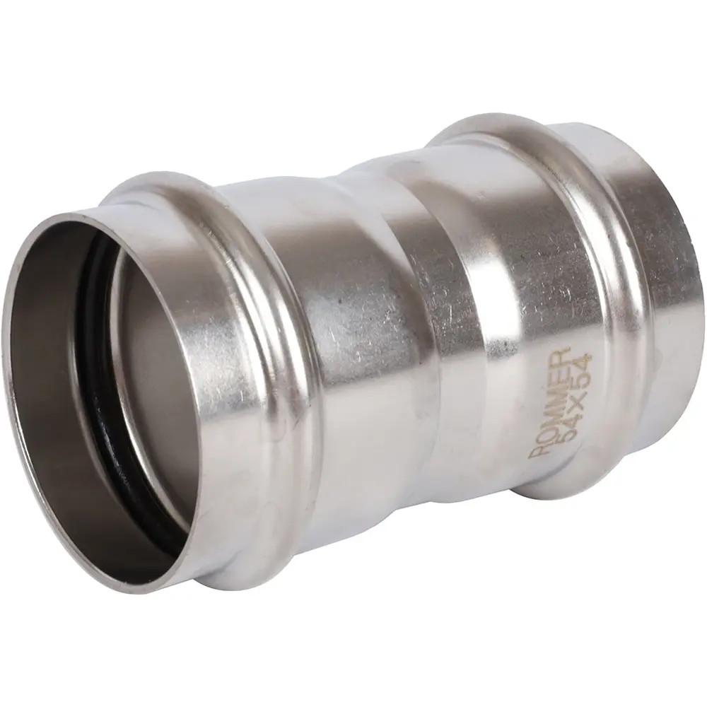 Муфта равнопроходная Rommer 54 мм ВПр нержавеющая сталь 88011307 STLM-2062852 