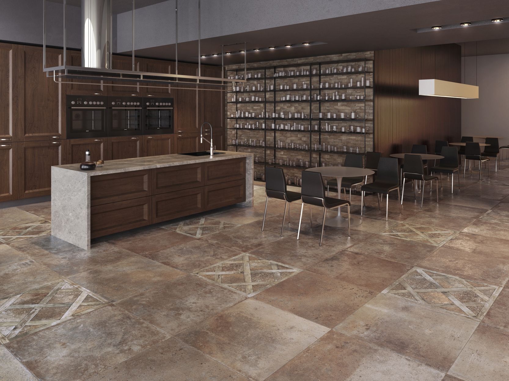 Напольное / напольное покрытие из керамогранита с эффектом терракоты для помещений CERAMICA DEL CONCA VIGNONI ARCH-00037563 - Вид №3