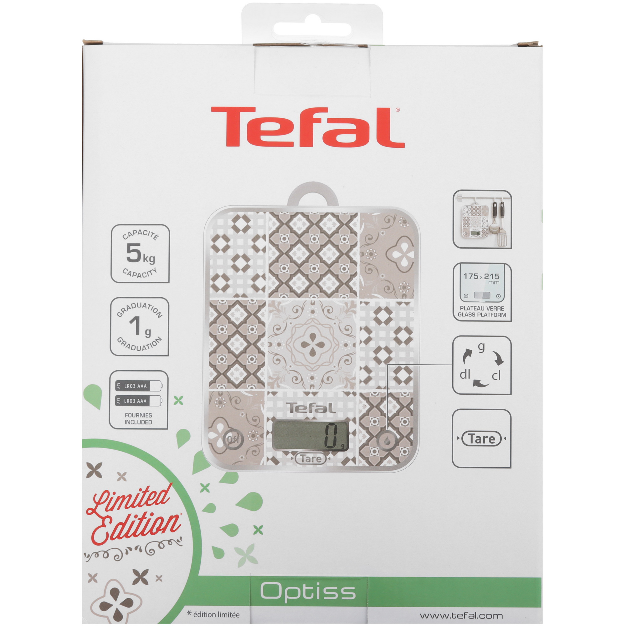 5451137 Кухонные весы Tefal BC5136V0 белый STDN-0144476 - Вид №5