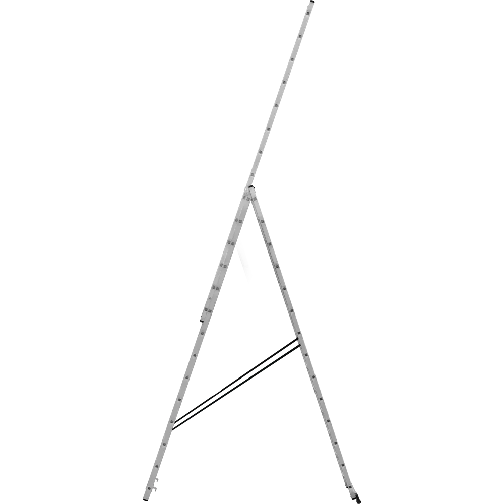 Лестница 3-секционная DILWIS 14 ступеней максимальная нагрузка 150 кг STLM-2153133 - Вид №7