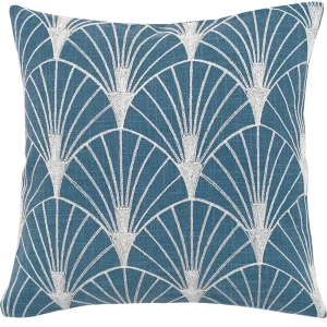 Подушка Great Gatsby Веера 40х40 см цвет синий