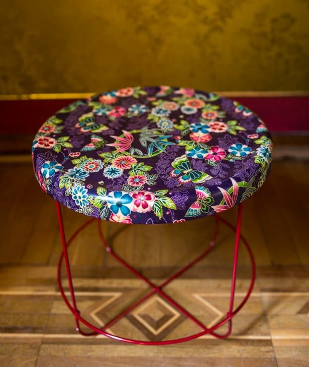 Круглый журнальный столик из полиэфирной смолы со стальной основой MOROSO UKIYO ARCH-00004407 - Вид №2