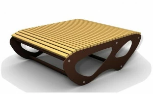 Euroform W Прямоугольный деревянный стол для общественных мест  1030