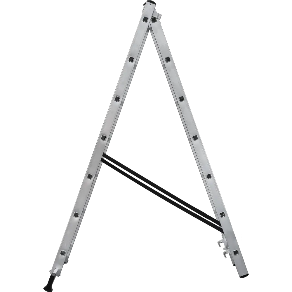 Лестница раскладная 2-секционная DILWIS до 3.18 м 7 ступеней STLM-2080092 - Вид №1