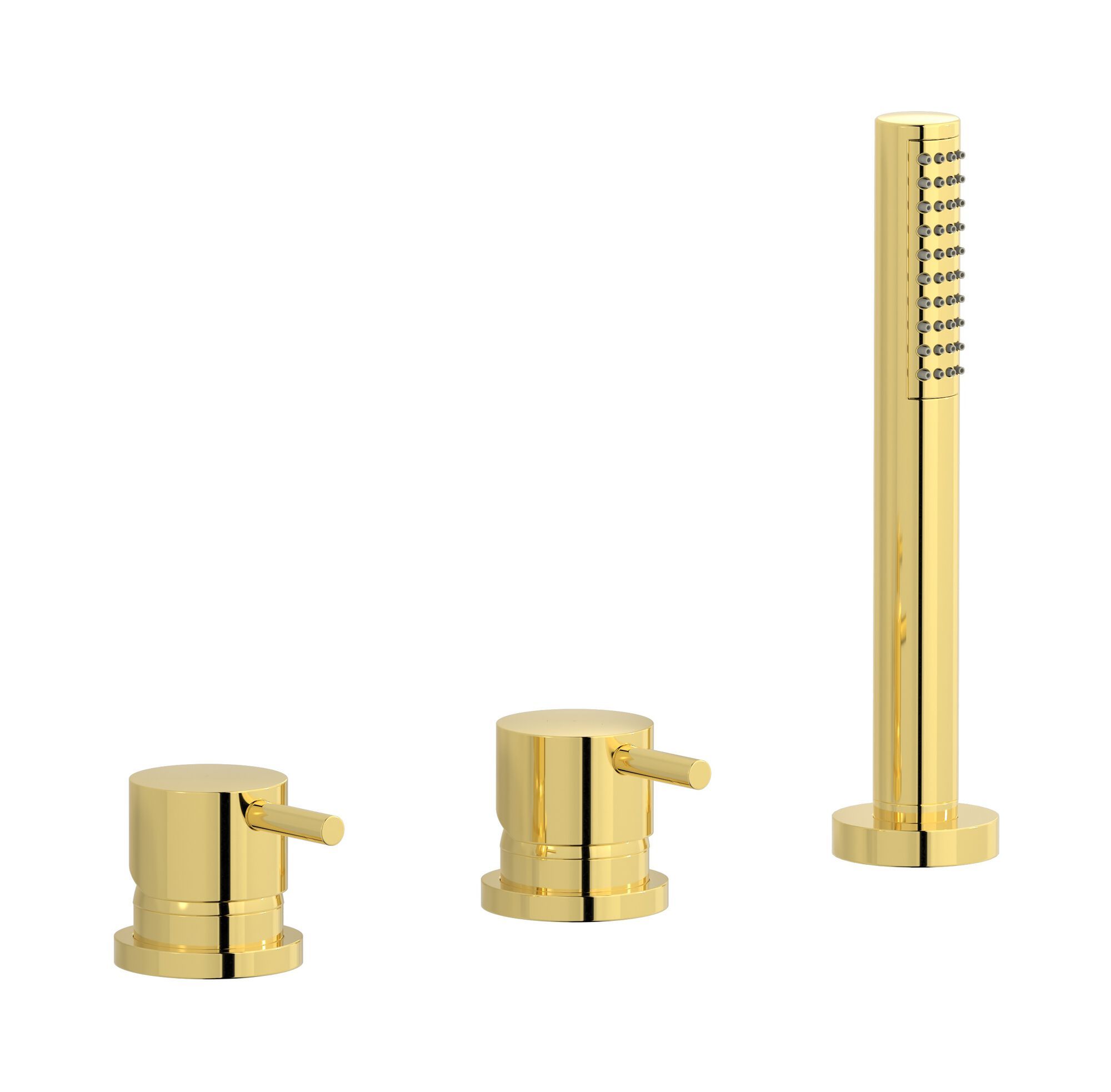 Смеситель для ванны с 3 отверстиями и ручным душем IB Milano Torino ARCH-00071984 - Вид №7