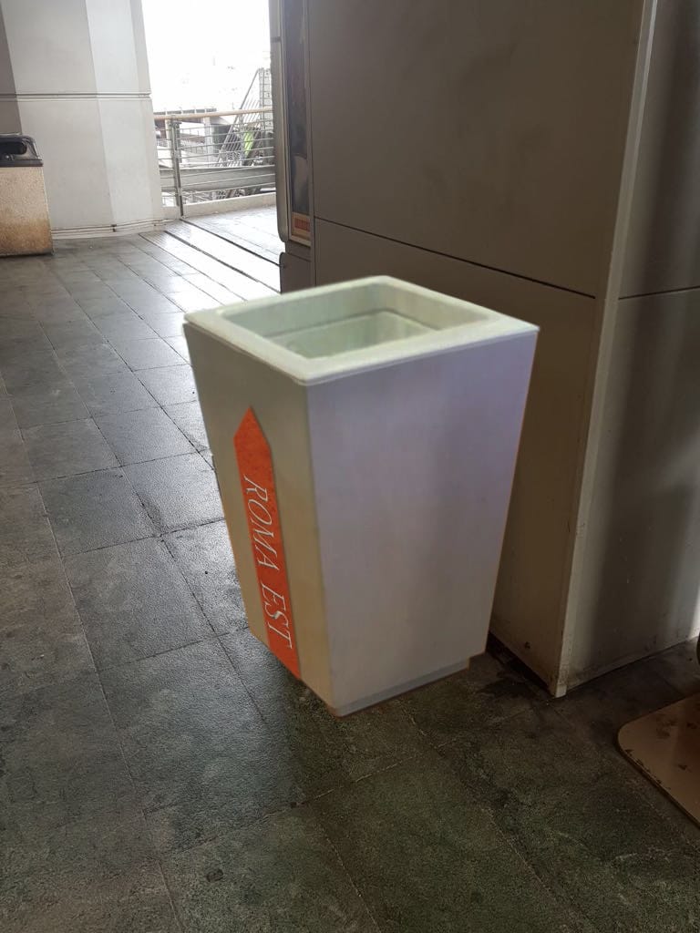 Восстановленные каменные стойки для мусора Viscio Urban Design ROMA EST ARCH-00039662 - Вид №1