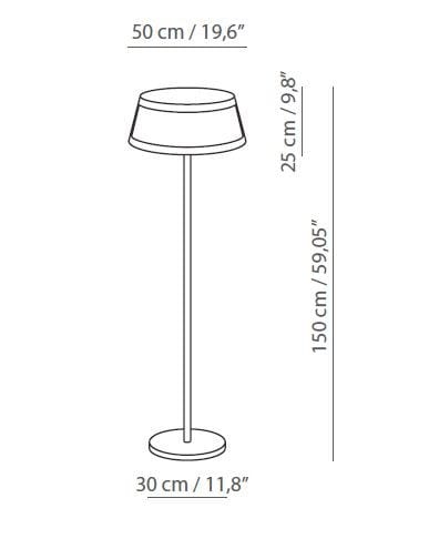 Ткань торшер Tooy Lilly ARCH-00083966