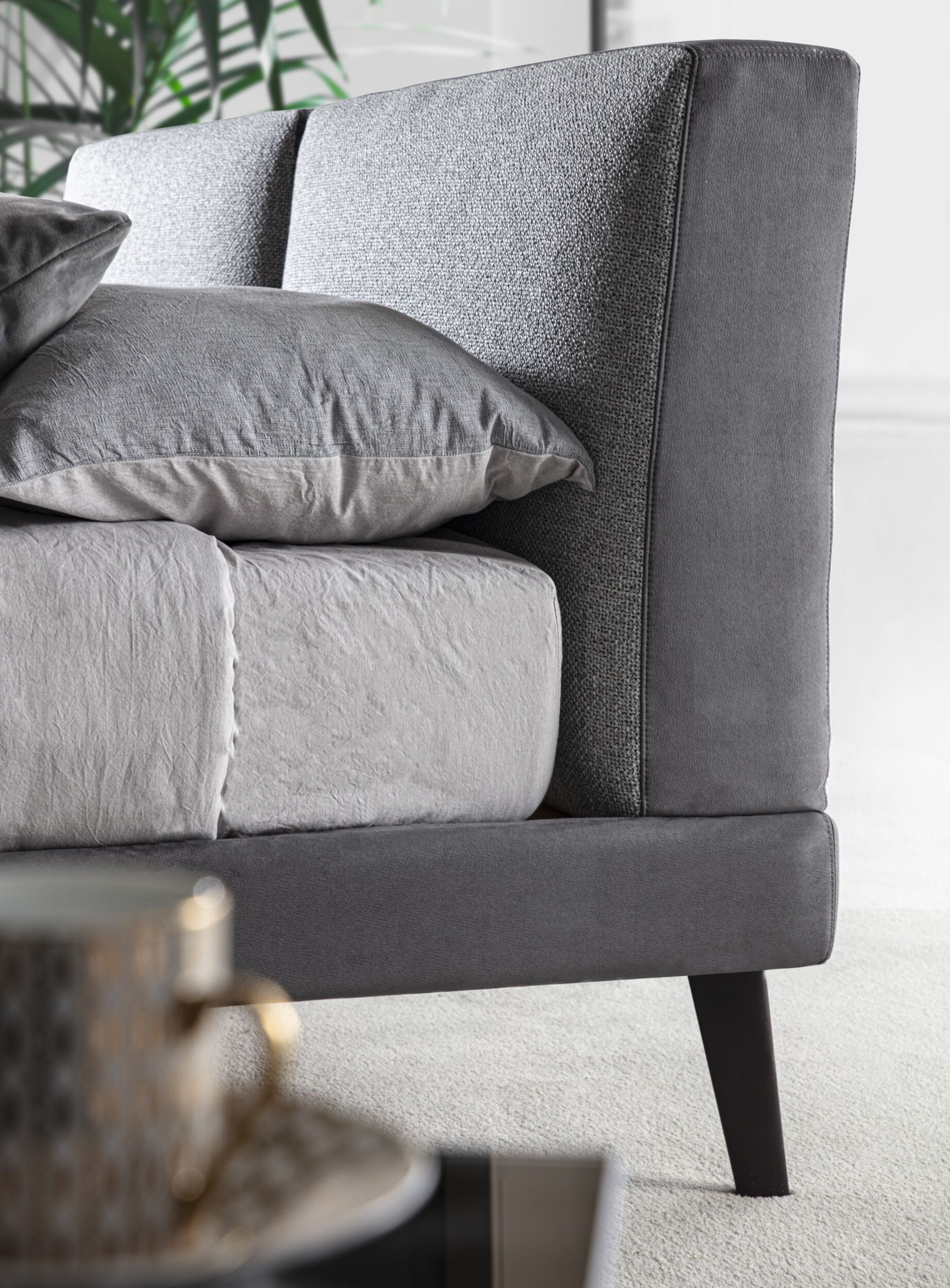 Съемная двуспальная кровать из ткани с мягким изголовьем GRUPPO FOX ночь Фокса ARCH-00080811 - Вид №3