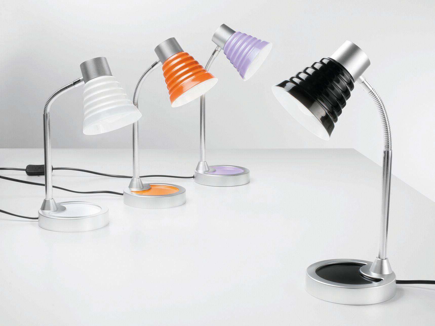 Пластиковая и металлическая настольная лампа Fan Europe Lighting окружающий свет дизайн ARCH-00090238 - Вид №1