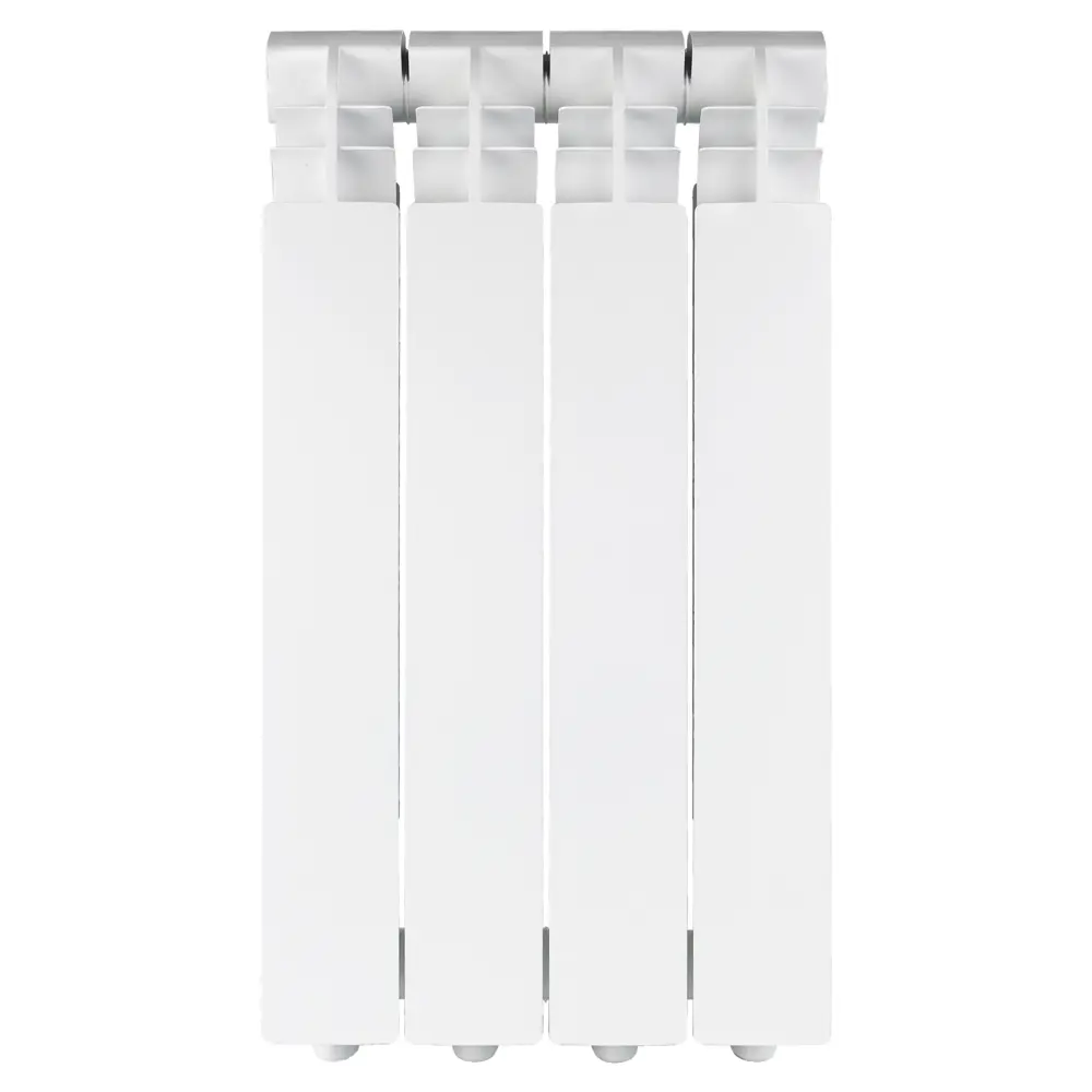 Радиатор Тепломир 500/96 4 секции боковое подключение алюминий белый STLM-2035382