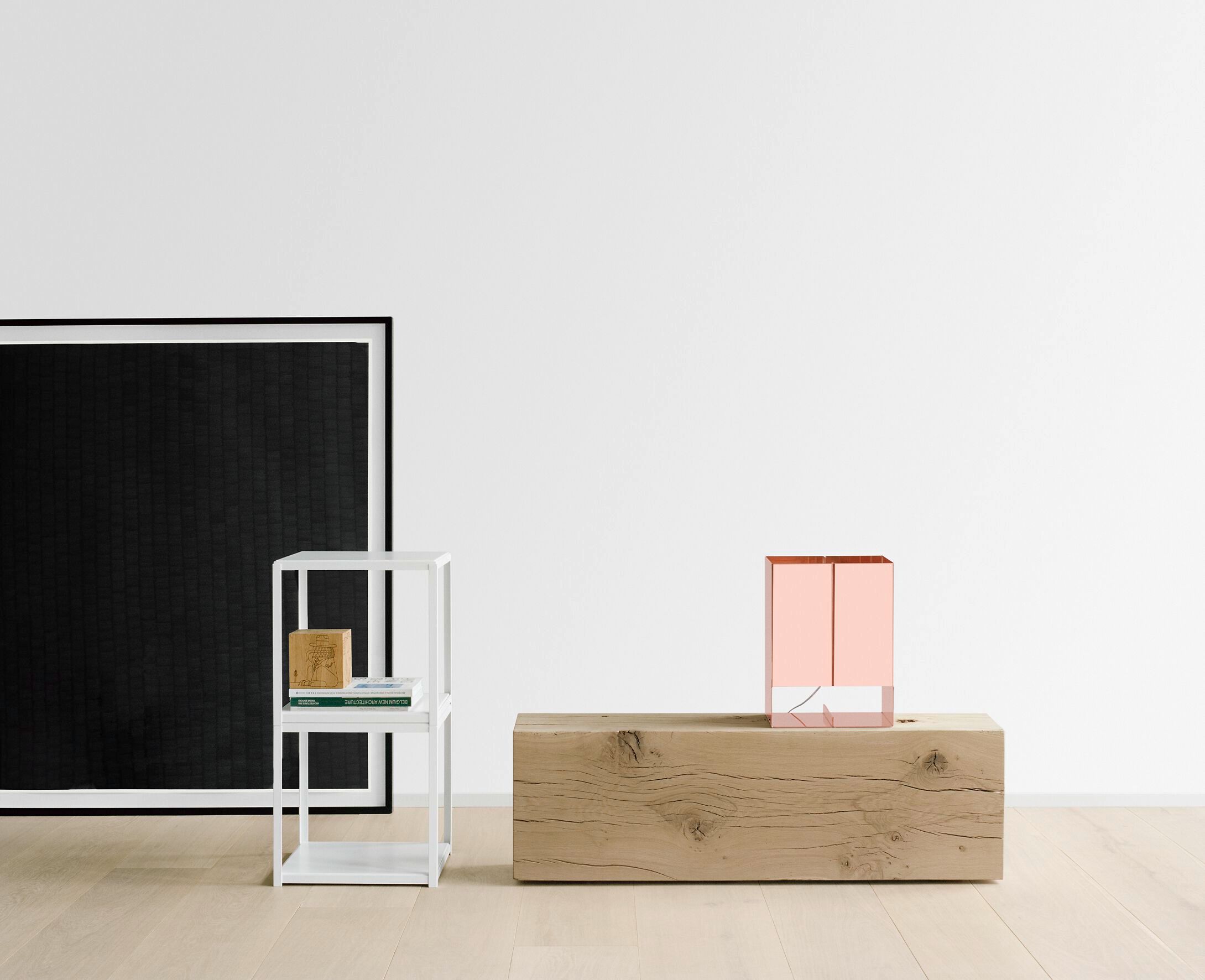 Дубовый стул / журнальный столик e15 RAW ARCH-00088323 - Вид №2