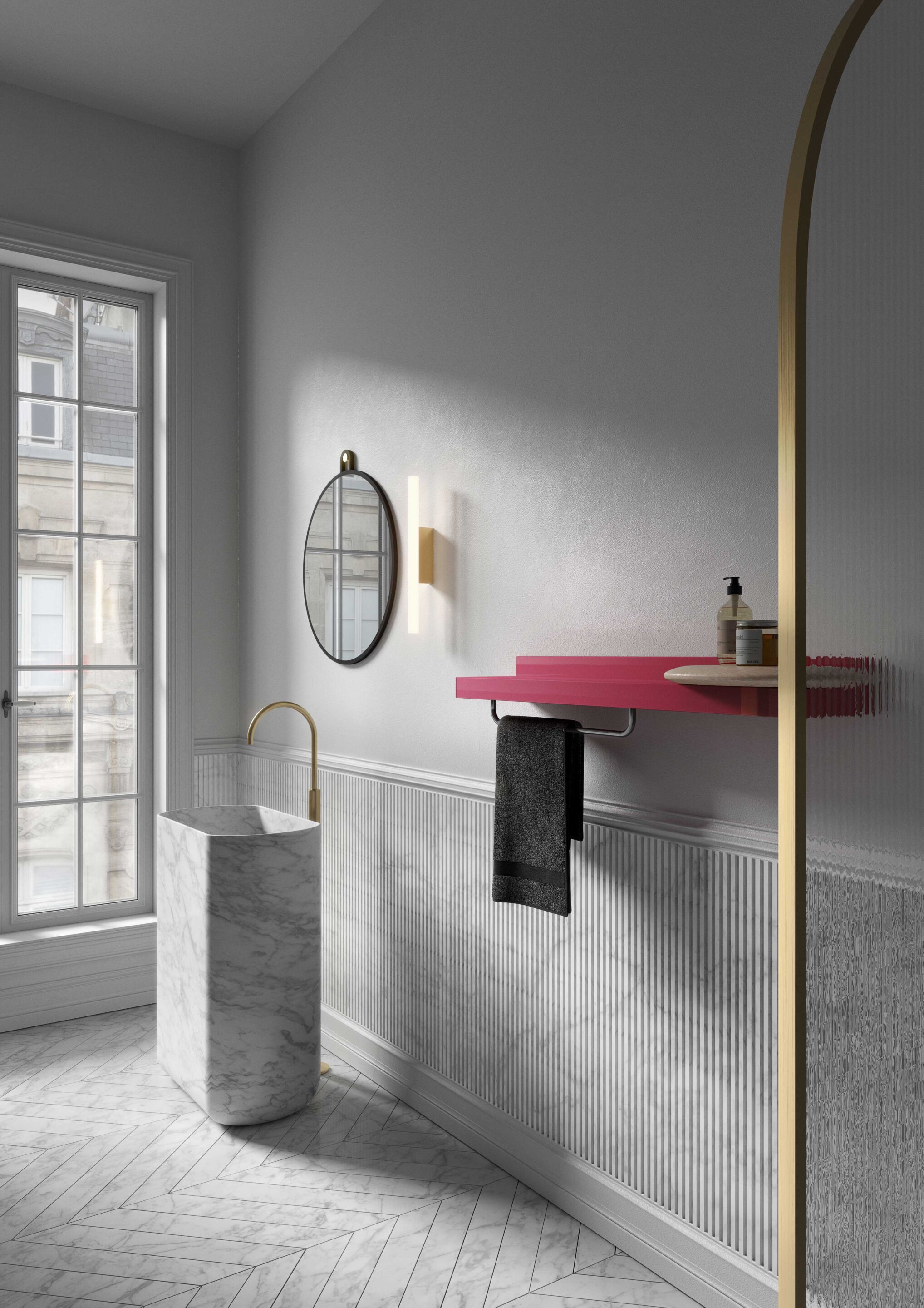 Перерабатываемый алюминиевый электрический полотенцесушитель Tubes Elements ARCH-00056518 - Вид №4