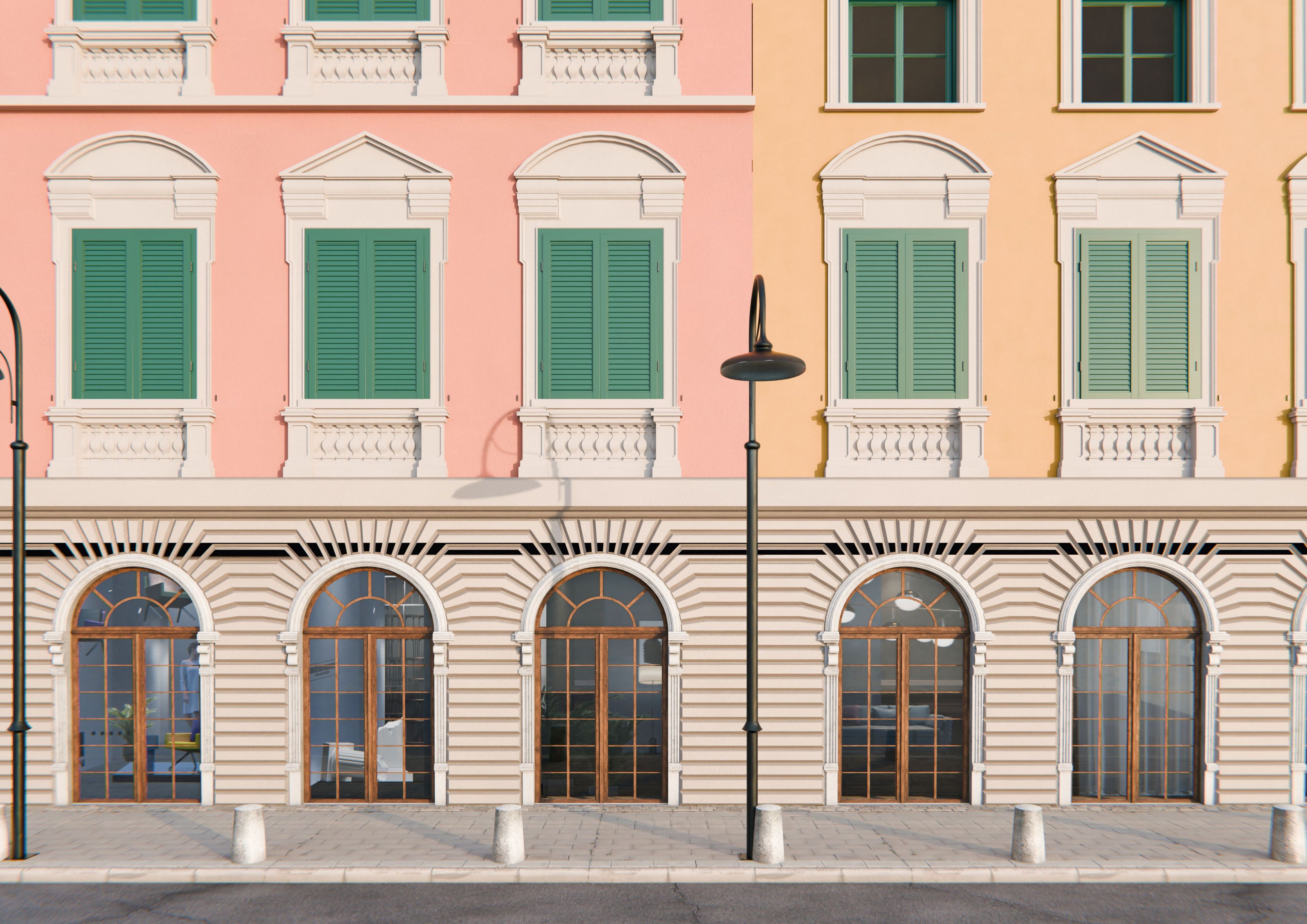 Регулируемые алюминиевые жалюзи D&V Serramenti DIANA STECCA ORIENTABILE ARCH-00051055 - Вид №1