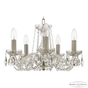 91901476 Люстра подвесная Bohemia ivele crystal 321473 321473 5 ламп 10 м² цвет медный STLM-1368489
