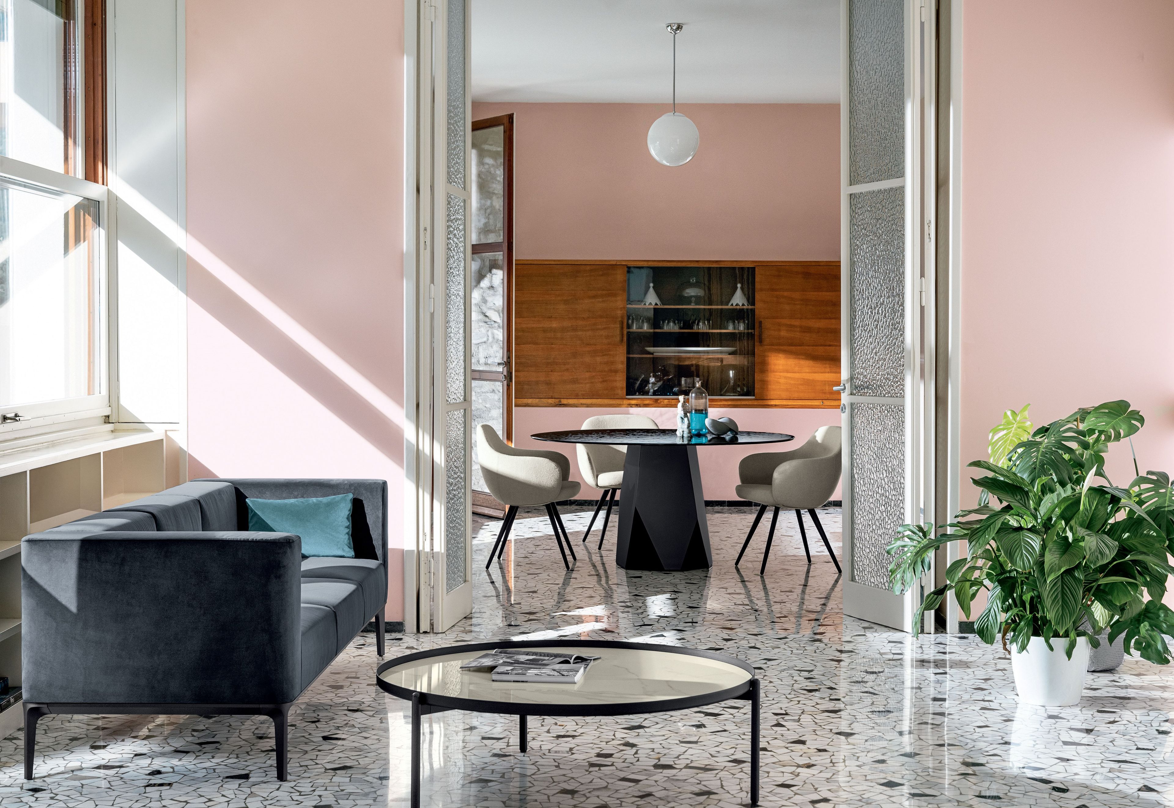 3-местный тканевый диван Sovet Italia тонкий ARCH-00106631 - Вид №3