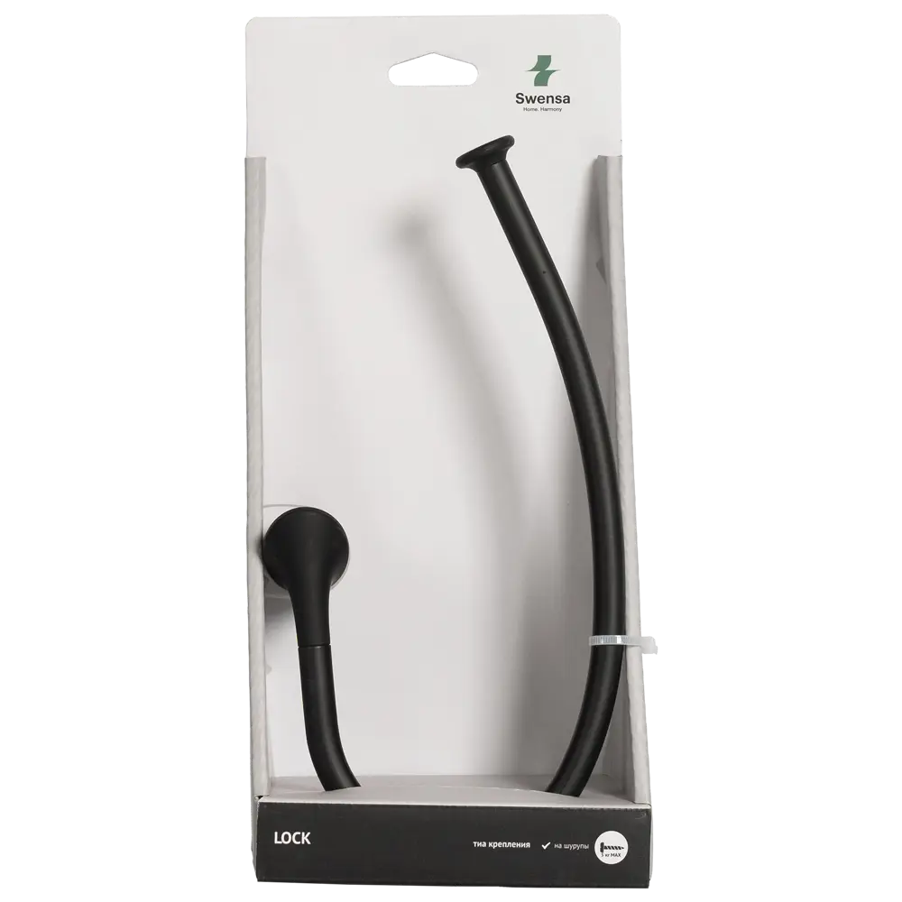 Держатель для полотенец Swensa Lock - черное кольцо для ванной 89368803 STLM-1583670 - Вид №4