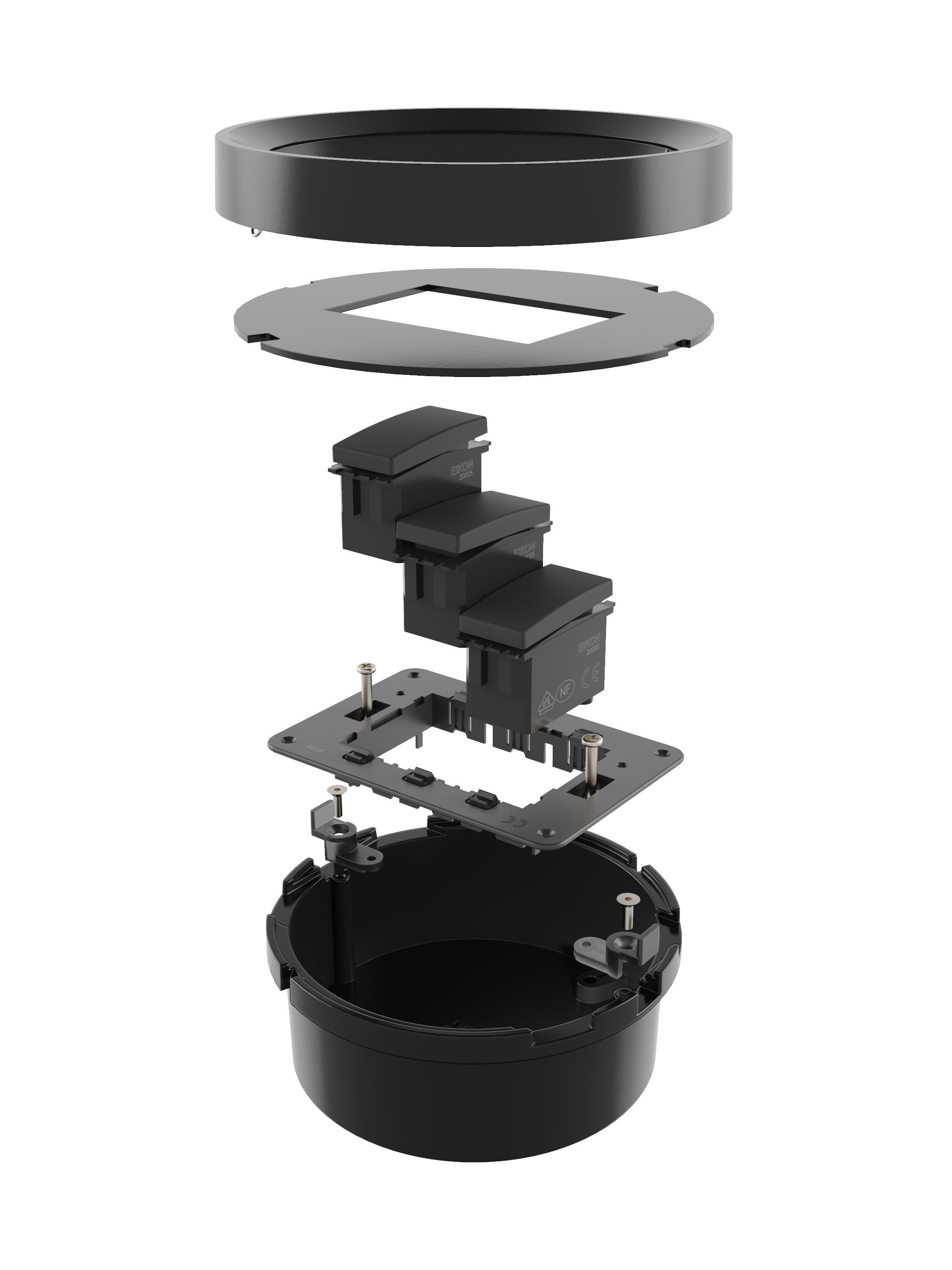 Натуральный алюминиевый светодиодный настенный светильник Genuit Silver ARCH-00051477 - Вид №3