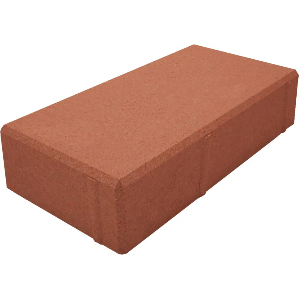 Плитка тротуарная Призма 200x100x50 мм цвет красный Santreyd STLM-2099556