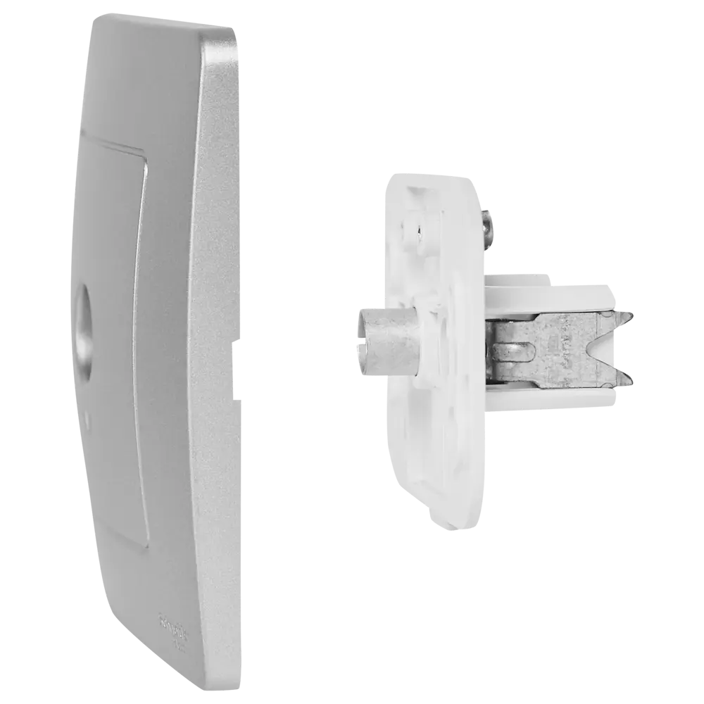 Коннектор ТВ встраиваемый Systeme Electric Blanca цвет алюминий 86728863 STLM-2194194 - Вид №4