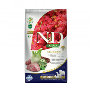 ПР0050162 Корм для собак N&D Quinoa Line беззерновой при заболеваниях ЖКТ, ягненок сух. 2,5кг Farmina