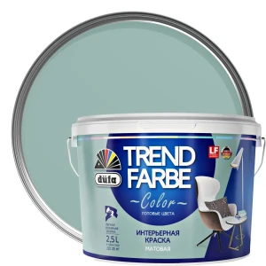 Краска для стен и потолков Trend Farbe цвет Магическая мята 2.5 л 81970831 STLM-2171679