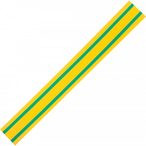 Термоусадочная трубка ТУТнг 2:1 4/2 мм 0.5 м цвет желто-зеленый SKYBEAM