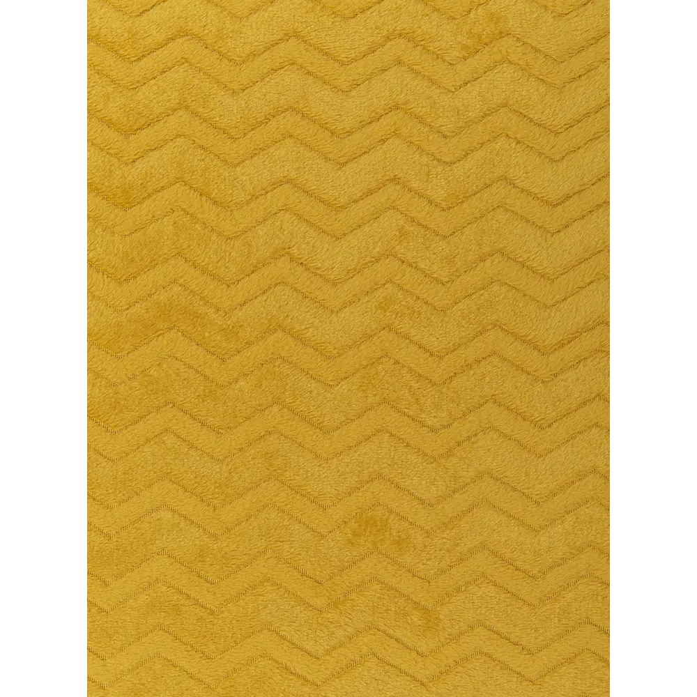 Плед Зигзаг 200x220 см фланель цвет охра TEXREPUBLIC STLM-2110125 - Вид №2