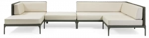 Ethimo Модульный садовый диван из материала ethimo lightwick® Infinity