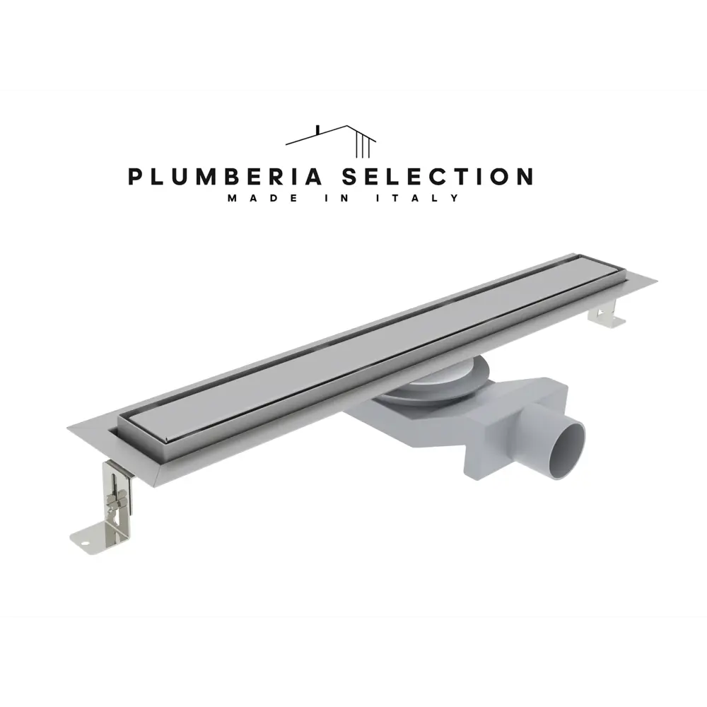 91722371 Трап для душа Plumberia selection PST80MT комбинированный затвор 6x80 см нержавеющая сталь STLM-0804705