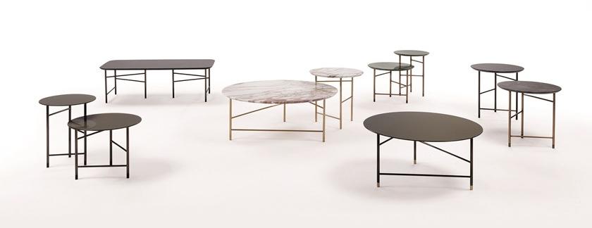 Marelli Низкий круглый мраморный журнальный столик Kyoto sun-id-1380742 - Вид №5