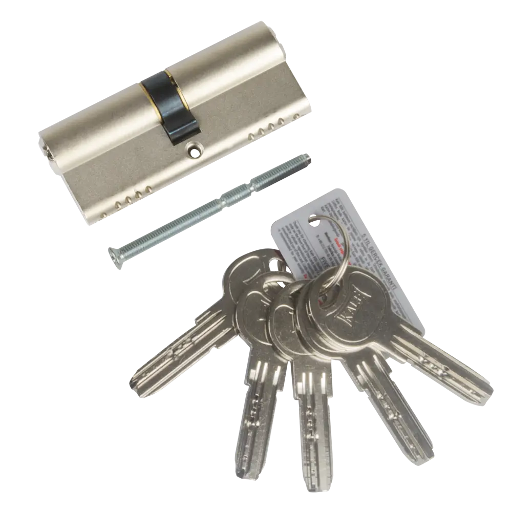 Цилиндр ключ/ключ 40x40 никель,164 OBS SNE/80 18804681 STLM-2110425 KALE  - Вид №2