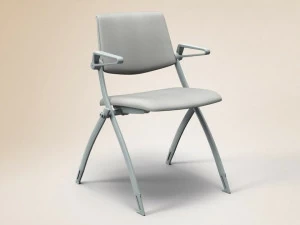 FANTONI Штабелируемый складной стул для конференций из ткани с подлокотниками Seating system