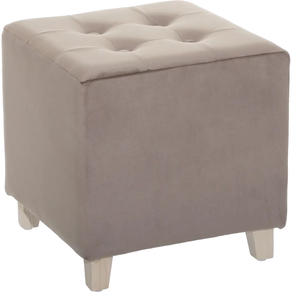 Табурет Atmosphera 35x35 см с обивкой цвет коричневый STLM-2151758