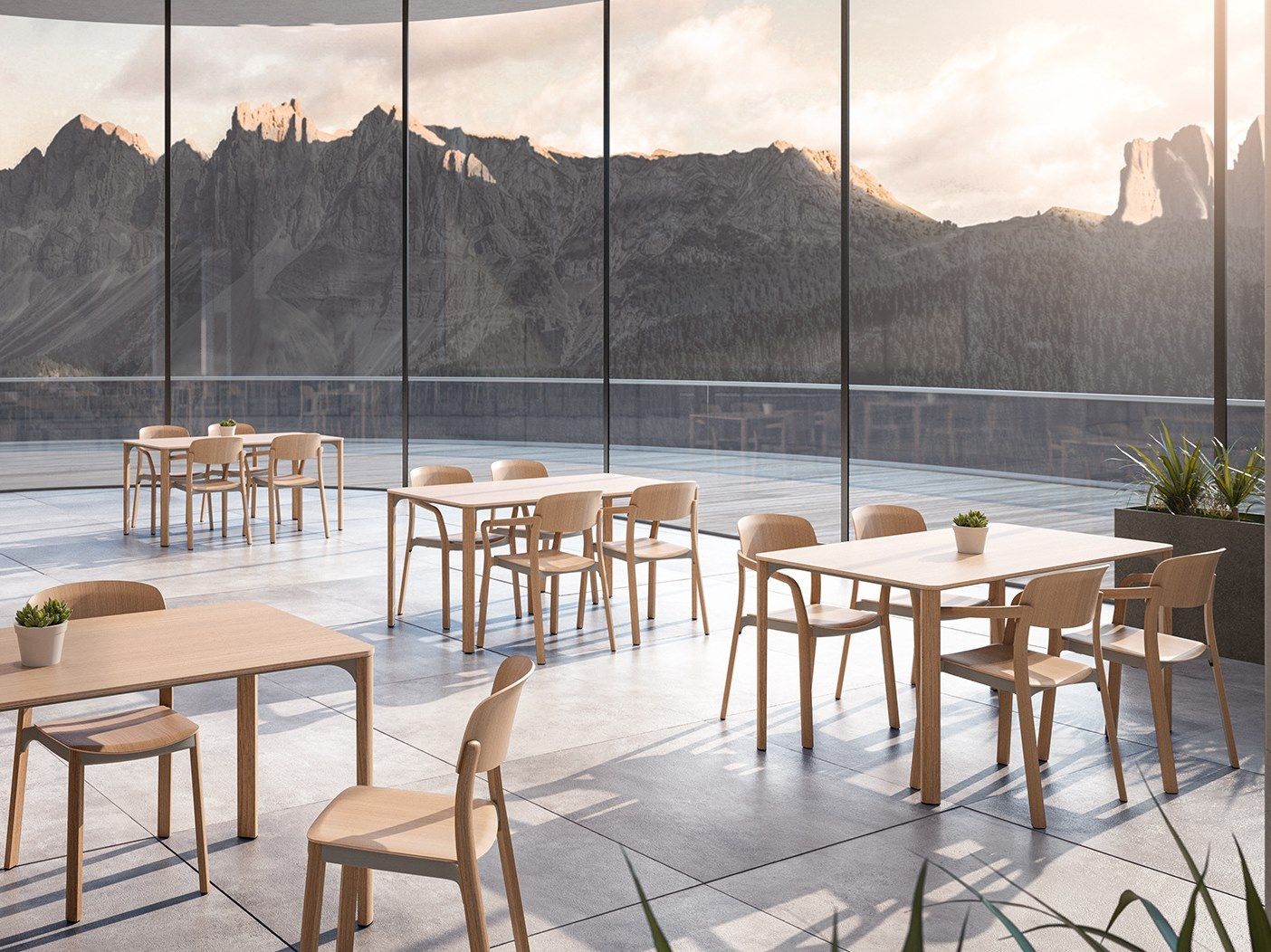 Деревянный штабелируемый стул Brunner nate ARCH-00152911 - Вид №1