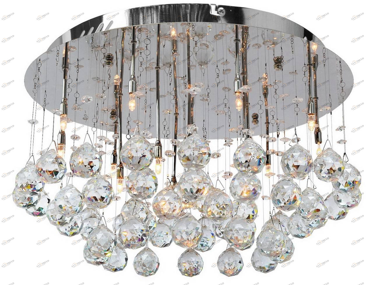 Потолочный светильник Arte Lamp Cincin A1556PL-15CC ARTE LAMP КАСКАДНЫЕ 073704 Прозрачный;хром 