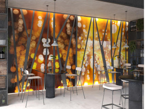 Декоративная панель из алюминия, стекла или ПММА